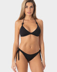 Diana | Top Bikini Triangolo all'Americana - Nero - donna - Raggianti