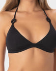 Diana | Top Bikini Triangolo all'Americana - Nero - donna - Raggianti