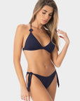 Diana | Top Bikini Triangolo all'Americana - Blu Mare - donna - Raggianti