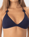 Diana | Top Bikini Triangolo all'Americana - Blu Mare - donna - Raggianti