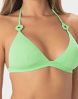 Diana | Top Bikini Triangolo all'Americana - Verde - donna - Raggianti