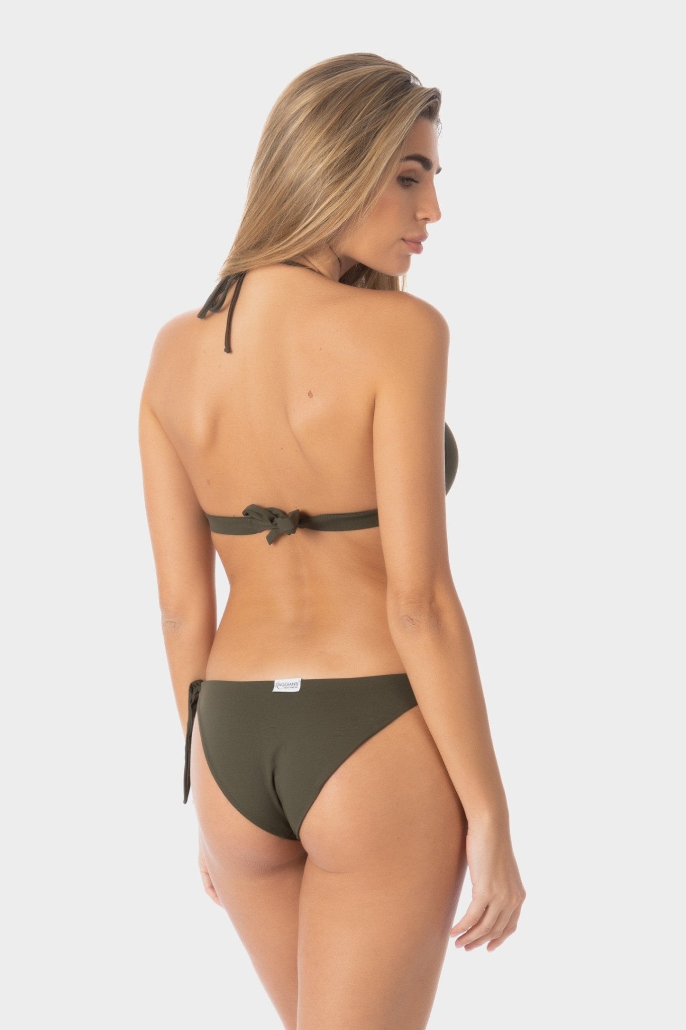 Giorgia | Slip Bikini con Laccetti - Militare - donna - Raggianti
