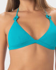 Diana | Top Bikini Triangolo all'Americana - Turchese - donna - Raggianti