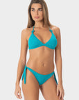 Giorgia | Slip Bikini con Laccetti - Turchese - donna - Raggianti