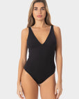 Luna | Costume Intero Longline Reversibile - Nero/Bianco - donna - Raggianti