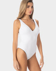 Luna | Costume Intero Longline Reversibile - Nero/Bianco - donna - Raggianti