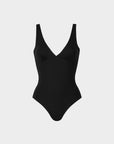 Luna | Costume Intero Longline Reversibile - Nero/Bianco - donna - Raggianti