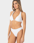 Allegra | Slip Bikini Brasiliana Reversibile - Nero/Bianco - donna - Raggianti