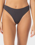 Allegra | Slip Bikini Brasiliana Reversi - Grigio/Arancio - donna - Raggianti