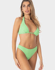 Allegra | Slip Bikini Brasiliana Reversibile - Militare/Yoda - donna - Raggianti