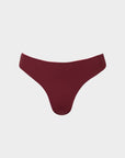 Allegra | Slip Bikini Brasiliana Reversi - Borgogna/Corallo - donna - Raggianti