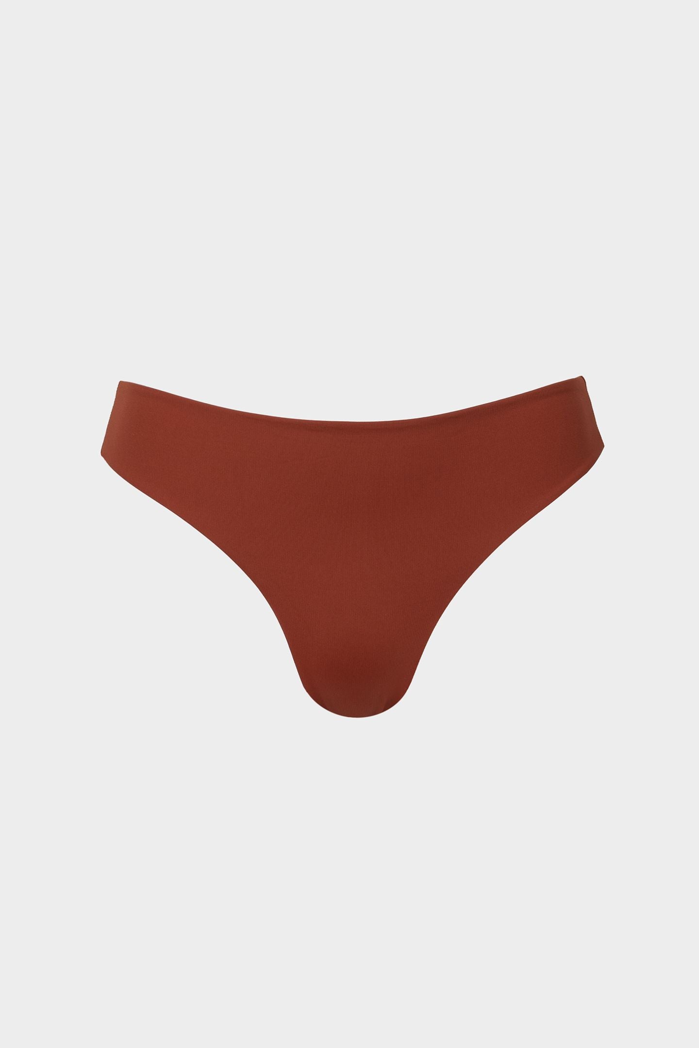 Allegra | Slip Bikini Brasiliana Reversibile - Ruggine/Blu - donna - Raggianti