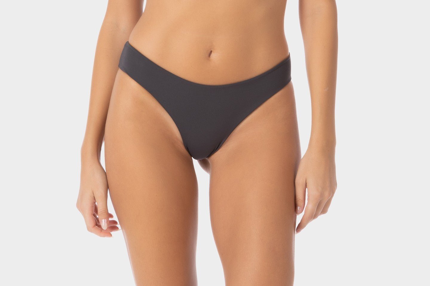 Ginevra | Slip Bikini Regolare Reversibile - Grigio/Arancio - donna - Raggianti