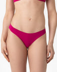 Ginevra | Slip Vita Bassa Double - Magenta/Tabacco - donna - Raggianti