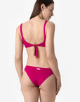 Ginevra | Slip Vita Bassa Double - Magenta/Tabacco - donna - Raggianti
