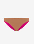 Ginevra | Slip Vita Bassa Double - Magenta/Tabacco - donna - Raggianti