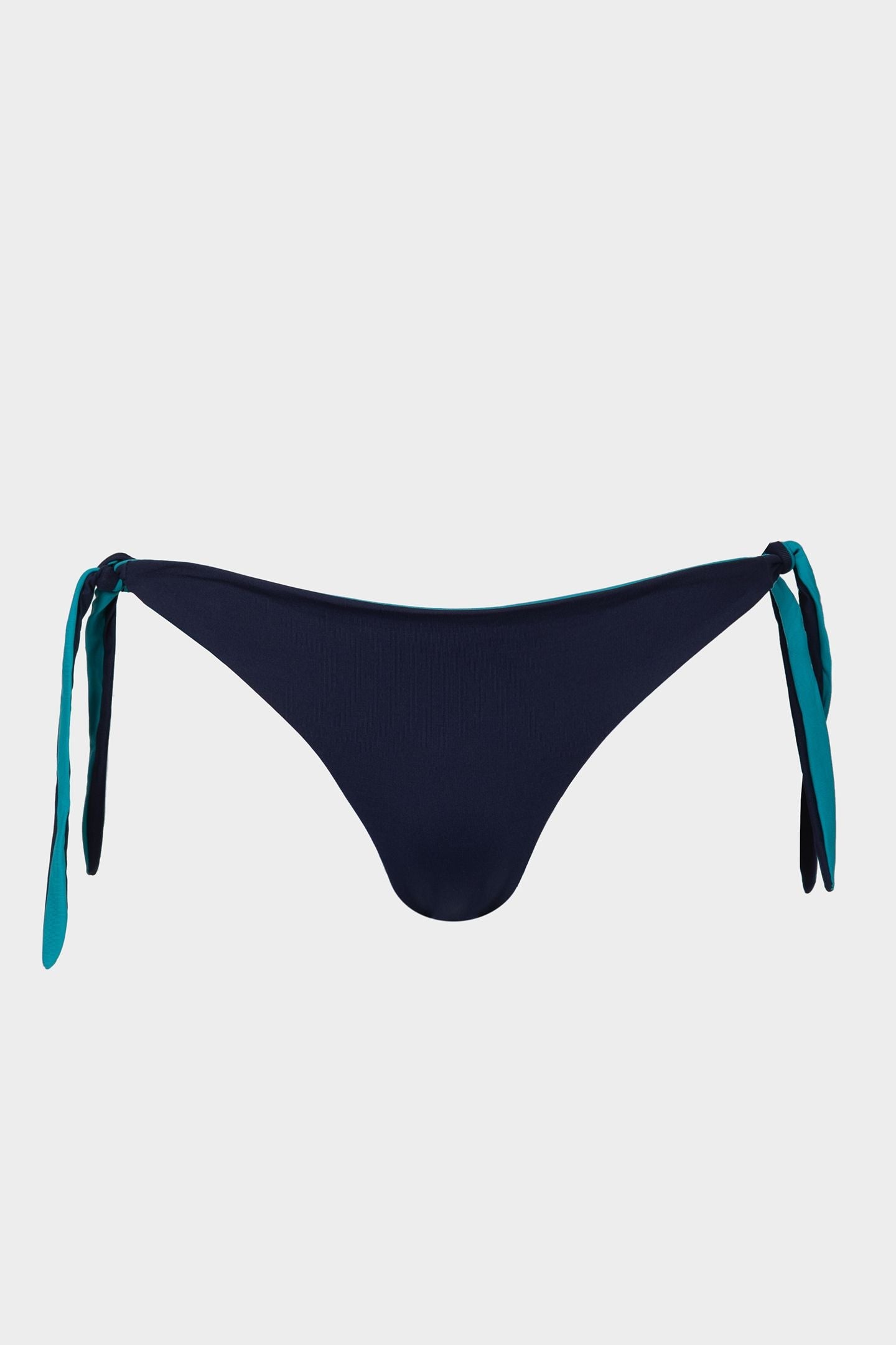 Hazel | Slip Bikini Reversibile con Laccetti - Blu/Turchese - donna - Raggianti