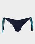 Hazel | Slip Bikini Reversibile con Laccetti - Blu/Turchese - donna - Raggianti