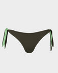 Hazel | Slip Bikini Reversibile con Laccetti - Militare/Yoda - donna - Raggianti