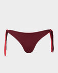 Hazel | Slip Bikini Reversibile - Borgogna/Corallo - donna - Raggianti