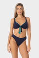 Greta | Top Bikini Reversibile all'Americana - Blu/Turchese - donna - Raggianti