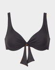 Greta | Top Bikini Reversibile - Grigio/Arancio - donna - Raggianti