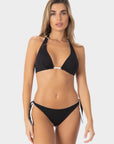 Gemma | Top Bikini Triangolo Reversibile - Nero/Bianco - donna - Raggianti