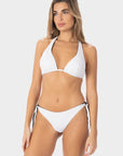 Gemma | Top Bikini Triangolo Reversibile - Nero/Bianco - donna - Raggianti
