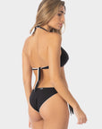 Gemma | Top Bikini Triangolo Reversibile - Nero/Bianco - donna - Raggianti