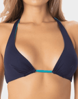 Gemma | Top Bikini Triangolo Reversibile - Blu/Turchese - donna - Raggianti