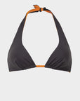 Gemma | Top Bikini Triangolo Reversibile - Grigio/Arancio - donna - Raggianti