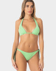 Gemma | Top Bikini Triangolo Reversibile - Militare/Yoda - donna - Raggianti
