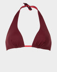 Gemma | Top Bikini Triangolo Reversibile - Borgogna/Corallo - donna - Raggianti