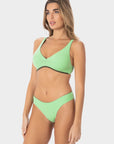 Sienna | Top Bikini Bralette Reversibile - Militare/Yoda - donna - Raggianti