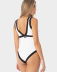 Longline Edged One Piece Swimwear