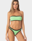 Sophie | Slip Bikini Brasiliana Bordato - Yoda/Militare - donna - Raggianti