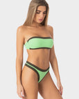Sophie | Slip Bikini Brasiliana Bordato - Yoda/Militare - donna - Raggianti