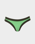 Sophie | Slip Bikini Brasiliana Bordato - Yoda/Militare - donna - Raggianti