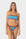 Sophie | Slip Bikini Brasiliana Bordato - Blu/Ruggine - donna - Raggianti