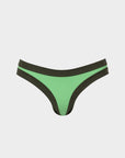 Layla | Slip Bikini a Vita Bassa Bordato - Yoda/Militare - donna - Raggianti