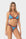Layla | Slip Bikini a Vita Bassa Bordato - Blu/Ruggine - donna - Raggianti