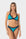Layla | Slip Bikini a Vita Bassa Bordato - Turchese/Blu - donna - Raggianti