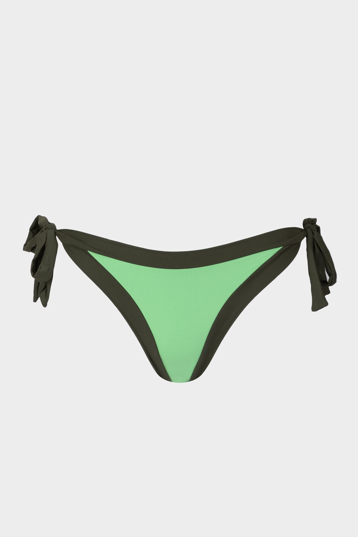 Elettra | Slip Bikini Bordato con Laccetti - Yoda/Militare - donna - Raggianti