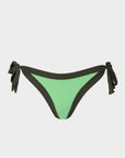 Elettra | Slip Bikini Bordato con Laccetti - Yoda/Militare - donna - Raggianti