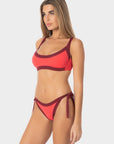 Elettra | Edged Bikini Bottom With Knots
