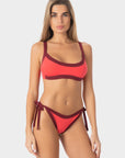 Elettra | Edged Bikini Bottom With Knots