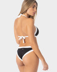 Edged Halter Triangle With Cups
