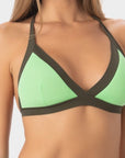 Chloe | Top Bikini Triangolo all'Americana - Yoda/Militare - donna - Raggianti