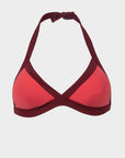 Chloe | Top Bikini Triangolo - Corallo/Borgogna - donna - Raggianti