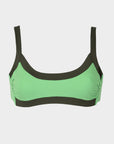 Arianna | Top Bikini Bralette Bordato - Yoda/Militare - donna - Raggianti